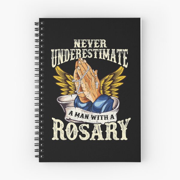 Item preview, Never Underestimate a Man with a Rosary designed and sold by EverythingKawai.