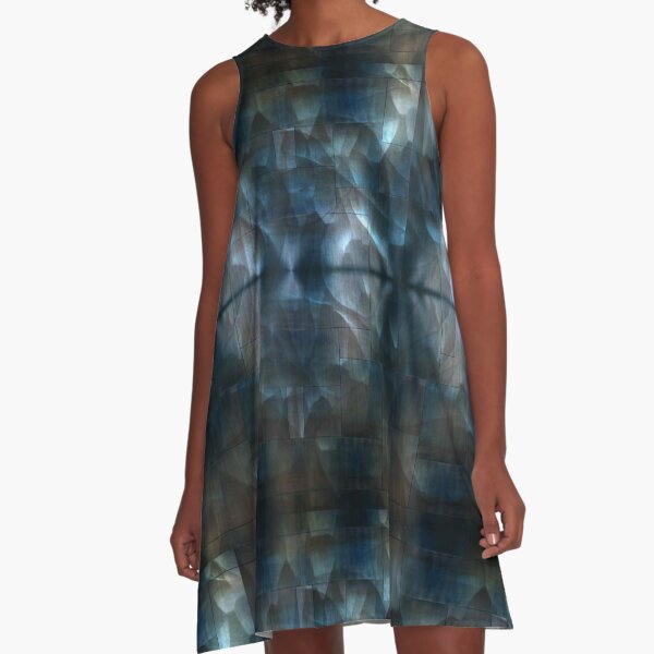 Underwater metal A-Line Dress
