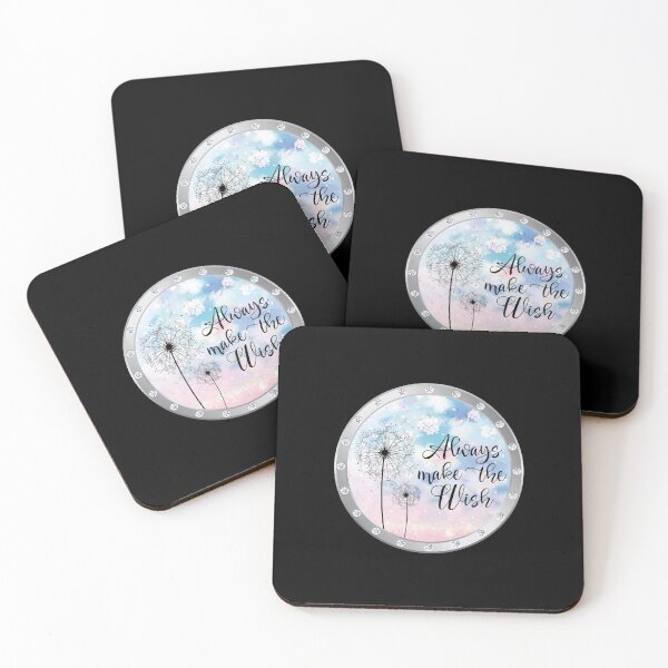 Item preview, Always Make the Wish! (on black) designed and sold by PawsitiveMum.