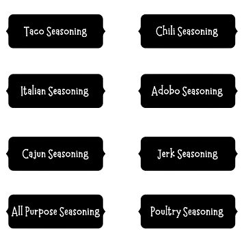 Artwork thumbnail, Seasoning Labels by MND-Designs