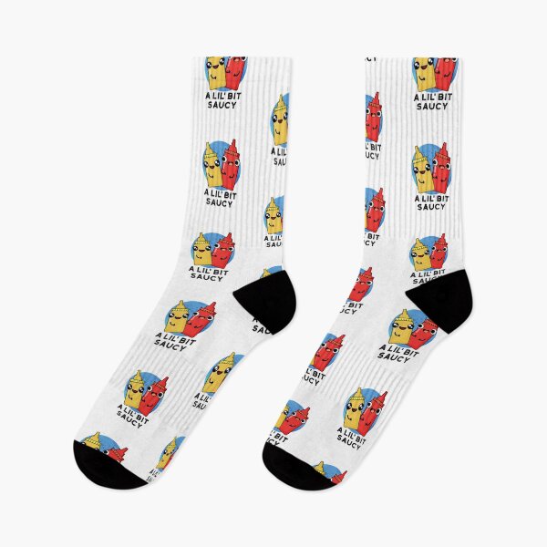 Item preview, A Lil Bit Saucy Funny Sauce Puns  designed and sold by punnybone.