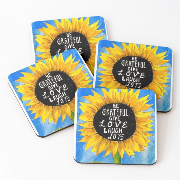Item preview, Inspirational quotes Be Grateful... designed and sold by KarenAllenArt.
