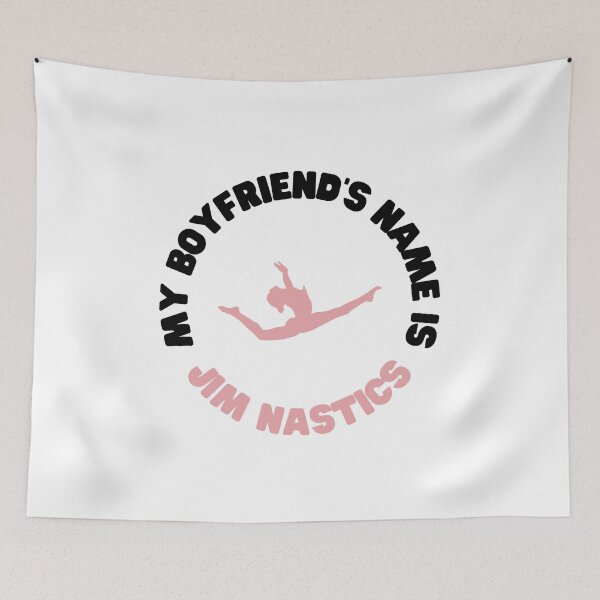 Item preview, My Boyfriend is Gymnastics Backflips Gymnast Acrobat  designed and sold by daguilon.