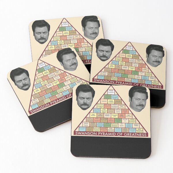 Item preview, Ron Swanson Pyramid of Greatness Tshirt designed and sold by KARLMARTINBAYER.