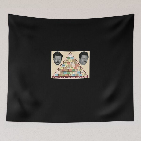 Artikelvorschau, Ron Swanson Pyramide der Größe T-Shirt entworfen und verkauft von KARLMARTINBAYER.
