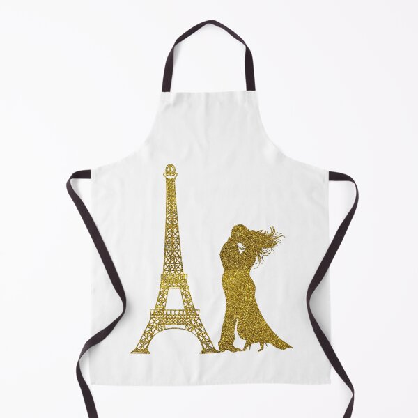 Item preview, Love Couple In Eiffel Tower - Addicted To Paris Quote designed and sold by sasijaya.