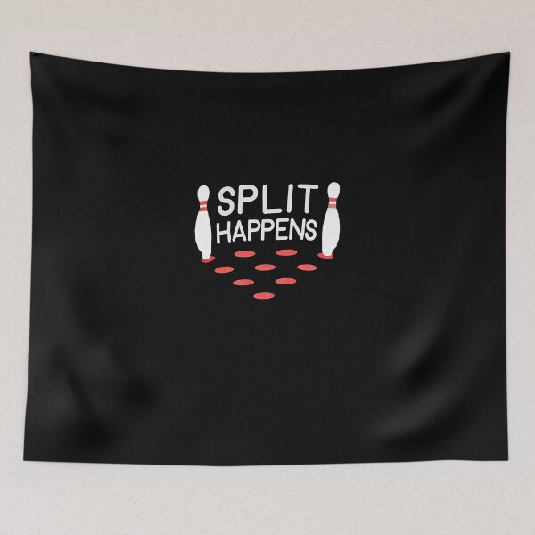 Artikelvorschau, Split Happens Lustiges Bowling-Team, Bowler Pin Humor Shirt entworfen und verkauft von KARLMARTINBAYER.