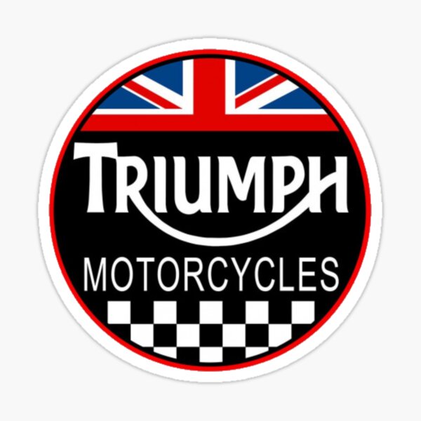 Triumph Motorcycle 2 Reflective Sticker/Helmet Sticker Reflex 0019 