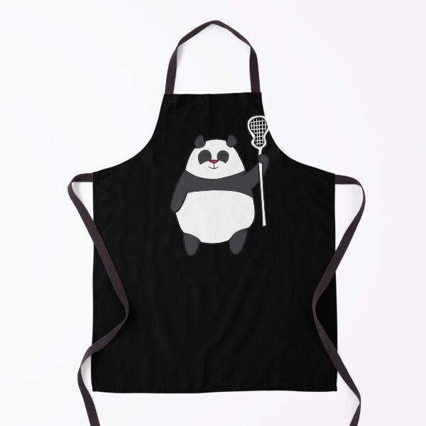 Item preview, Lacrosse - panda bear with lacrosse bat designed and sold by Mohja-Design.
