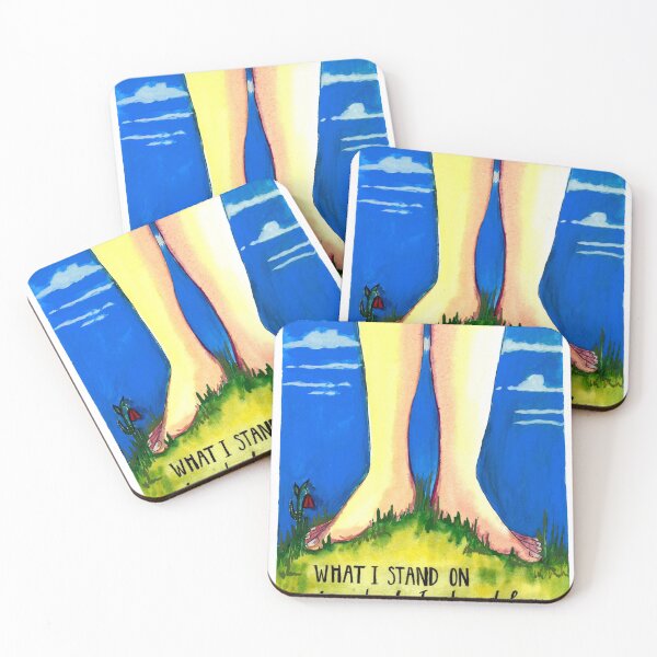 Item preview, Inspirational Quote - What I stand on is what I stand for designed and sold by KarenAllenArt.