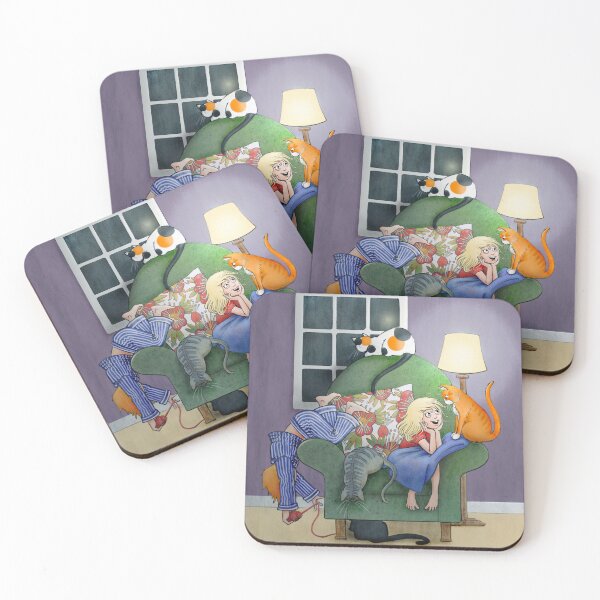 Item preview, Armchair With Cats designed and sold by Heidi Cooper Smith.