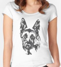 German Shepherd Women's Fitted Scoop T-Shirt