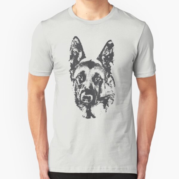 German Shepherd Slim Fit T-Shirt