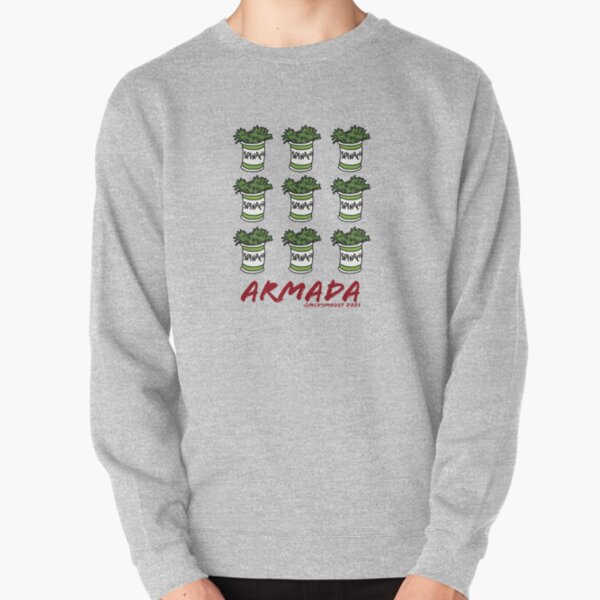 Spinach Armada Fighting Fit Food Pullover Sweatshirt
