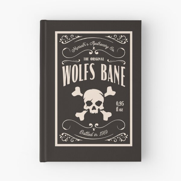 Item preview, Wolfs bane label designed and sold by legateesofmoon.
