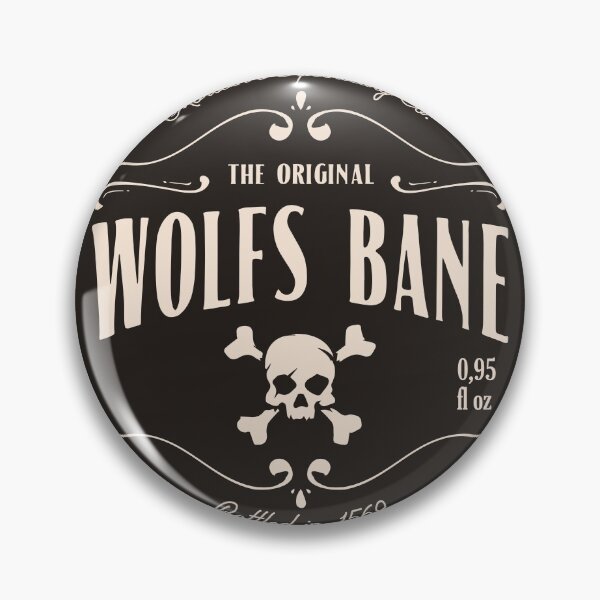 Item preview, Wolfs bane label designed and sold by legateesofmoon.