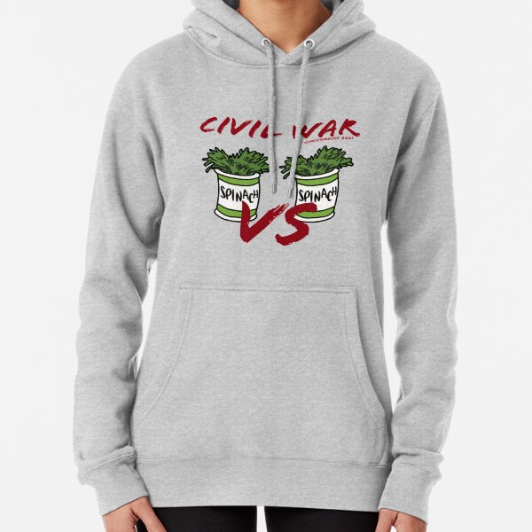 Spinach Civil.War - Fighting Fit Food Pullover Hoodie