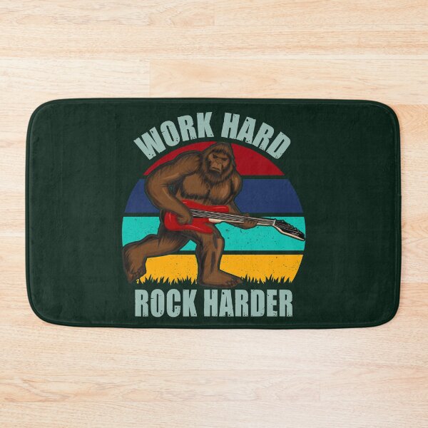 Item preview, Work hard rock harder - funny guitar  designed and sold by SidTastic .