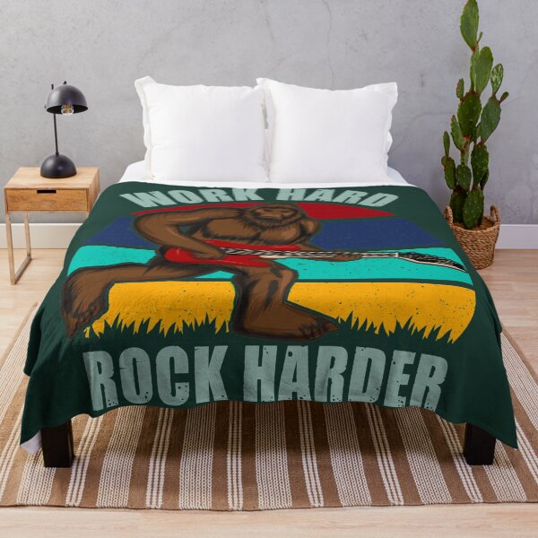 Item preview, Work hard rock harder - funny guitar  designed and sold by SidTastic .