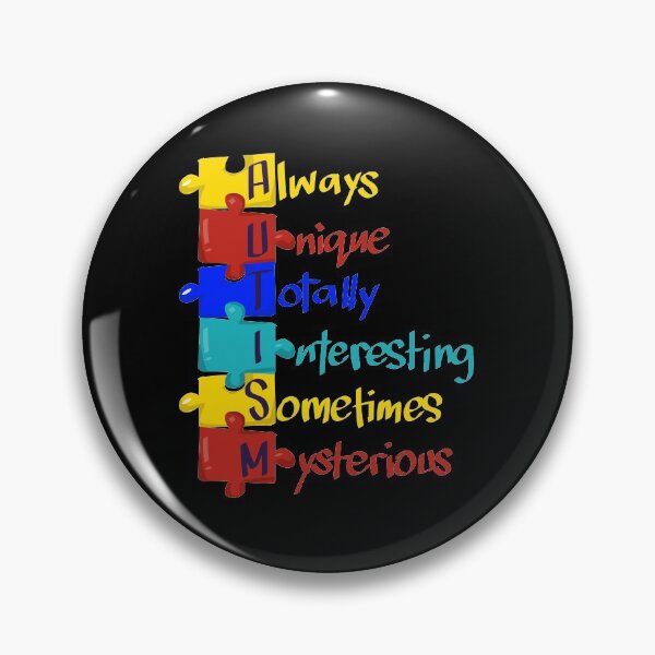 Item preview, Autism Awareness AUTISM Acronym Puzzle Gift designed and sold by TTFMerch.