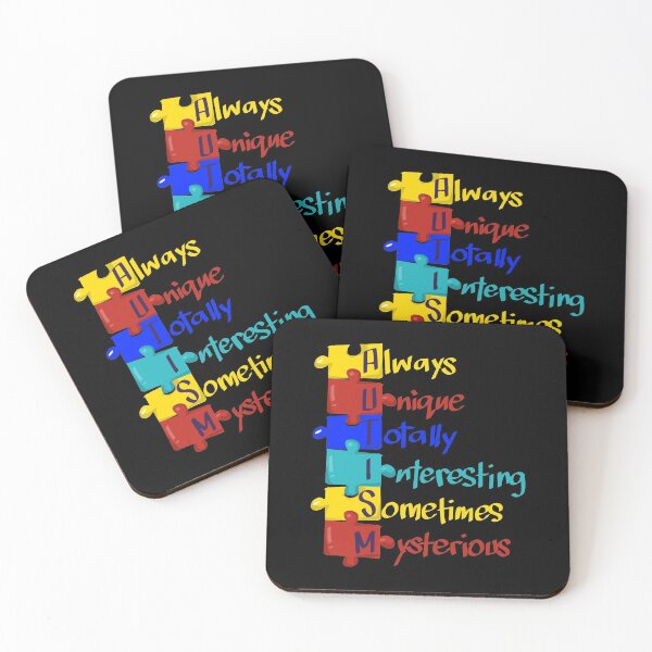 Item preview, Autism Awareness AUTISM Acronym Puzzle Gift designed and sold by TTFMerch.