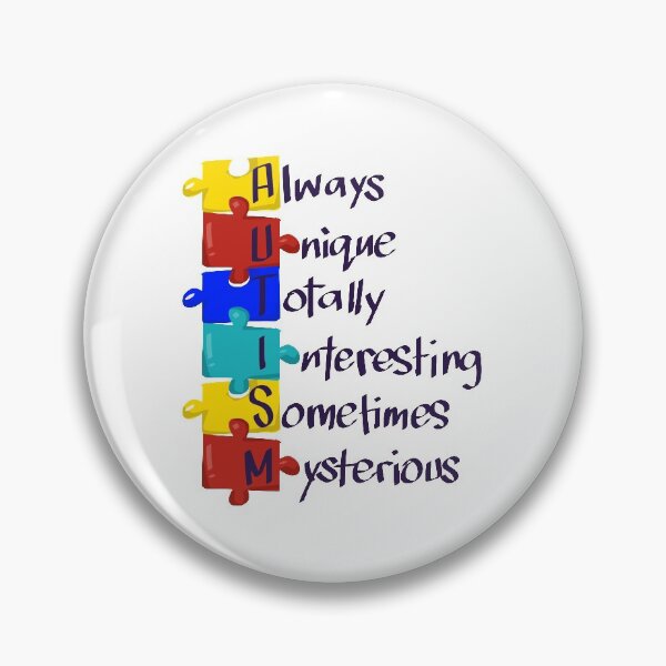 Item preview, Autism Awareness AUTISM Acronym Puzzle Gift designed and sold by TTFMerch.