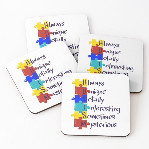 Item preview, Autism Awareness AUTISM Acronym Puzzle Gift designed and sold by TTFMerch.
