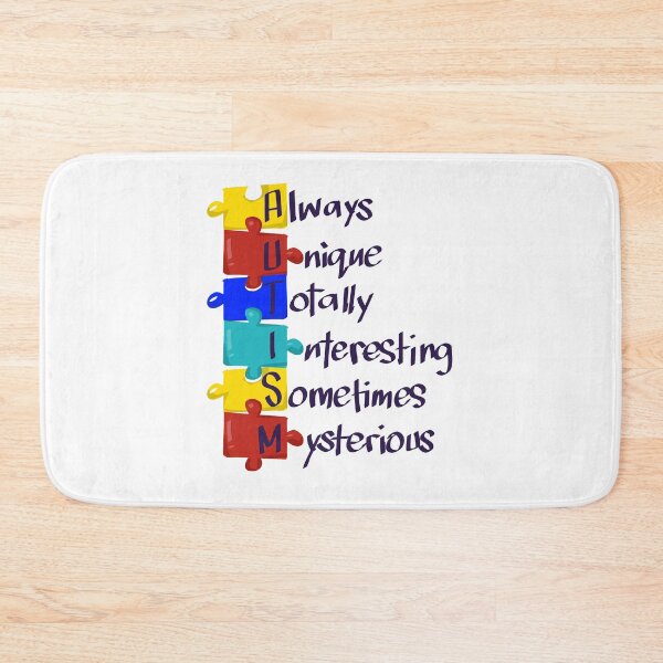 Item preview, Autism Awareness AUTISM Acronym Puzzle Gift designed and sold by TTFMerch.