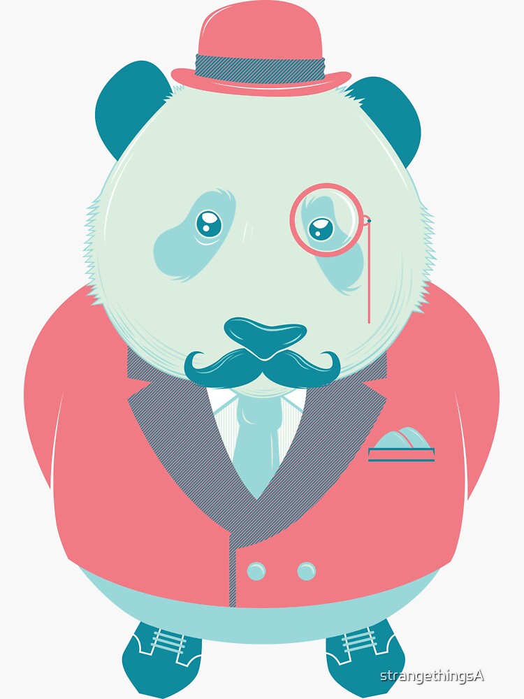 Thumbnail 3 of 3, Sticker, Reginald Pandafield IV designed and sold by strangethingsA.