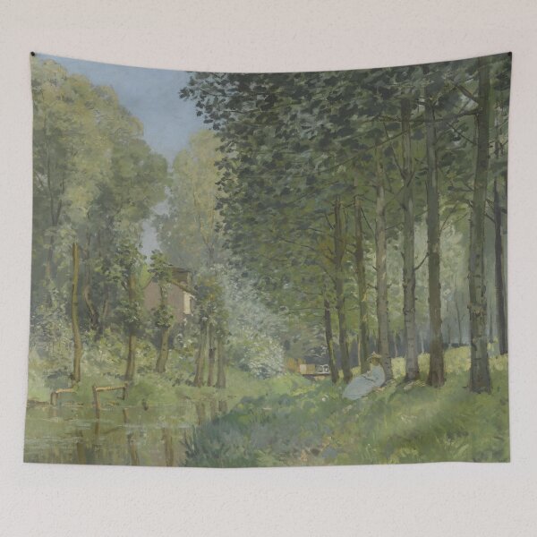 Item preview, Rest along the Stream. Edge of the Wood By Alfred Sisley designed and sold by sunny-007.