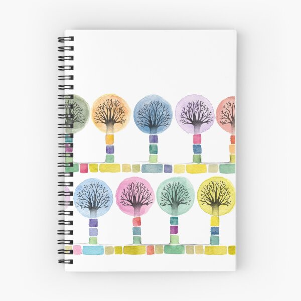 Item preview, watercolor trees designed and sold by nuanz.