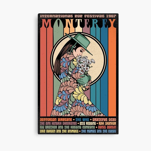Monterey International Pop Festival 1967 Poster Canvas Print