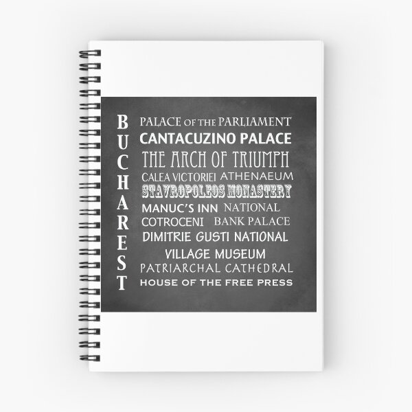 Item preview, Bucharest Famous Landmarks designed and sold by Patricia Lintner.