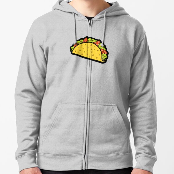 It's Taco Time! Zipped Hoodie