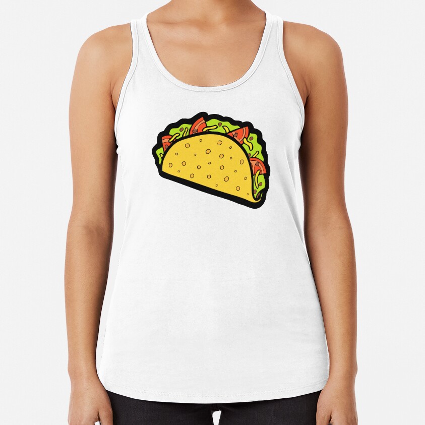 It's Taco Time! Racerback Tank Top