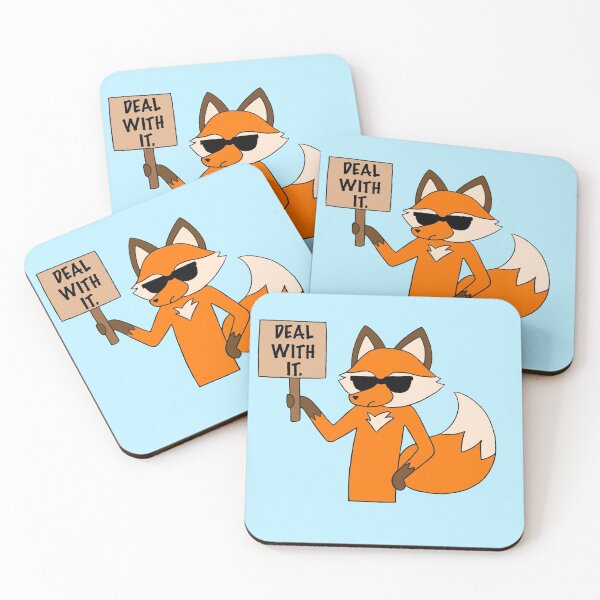 Item preview, 'Deal With It." Fox designed and sold by DandyStyle.