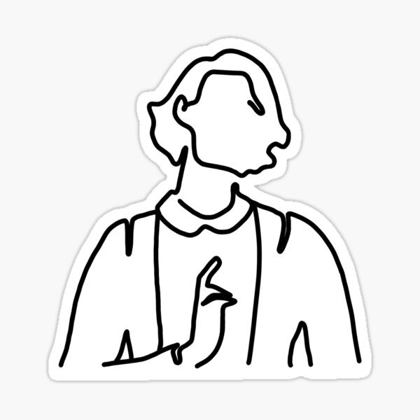 Vista previa del artículo con la obra «Diseño de arte de línea Fleabag», diseñado y vendido por Itika Bhattacharjee.