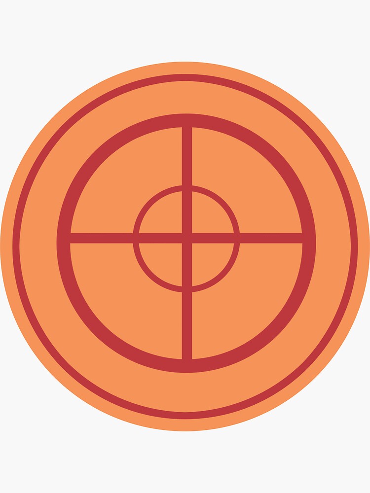 "Team Fortress 2 Red Sniper Class Icon" Sticker for Sale by
