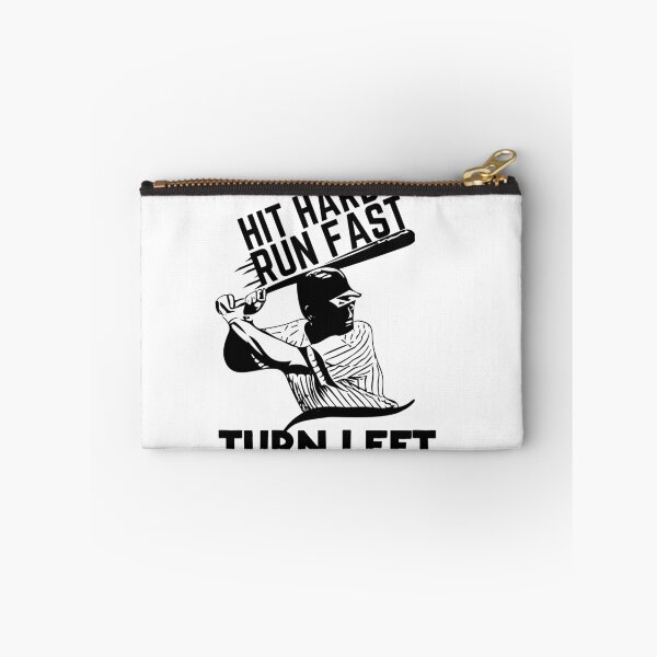 Item preview, Hit Hard Run Fast Turn Left Baseball Gift  designed and sold by RanirO.