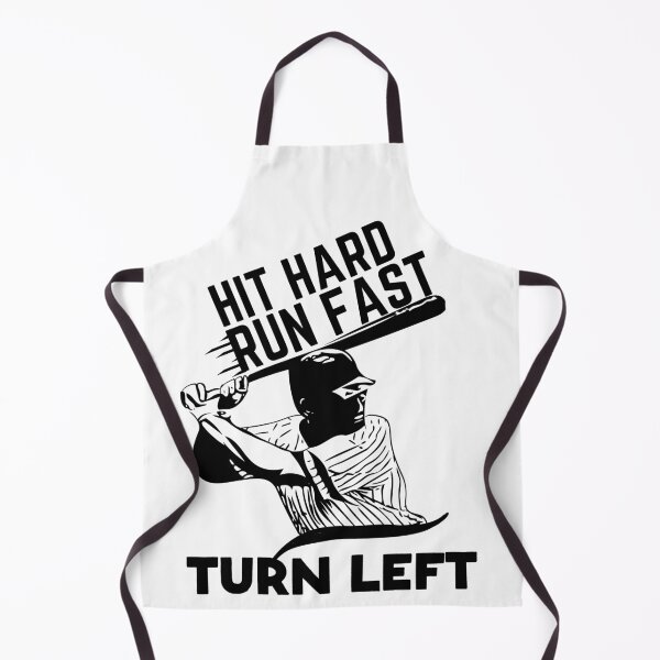 Item preview, Hit Hard Run Fast Turn Left Baseball Gift designed and sold by RanirO.