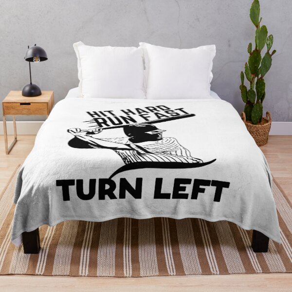 Item preview, Hit Hard Run Fast Turn Left Baseball Gift  designed and sold by RanirO.