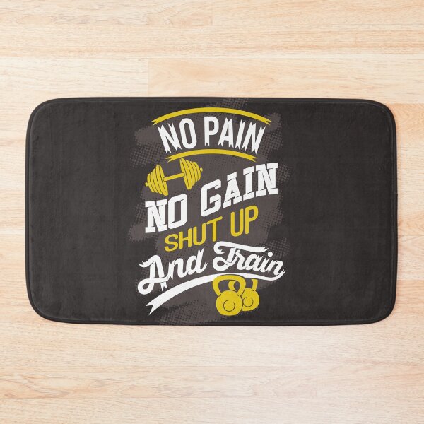Item preview, No Pain No Gain Shut Up And Train - Motivational Gym Quote designed and sold by motivationaltee.