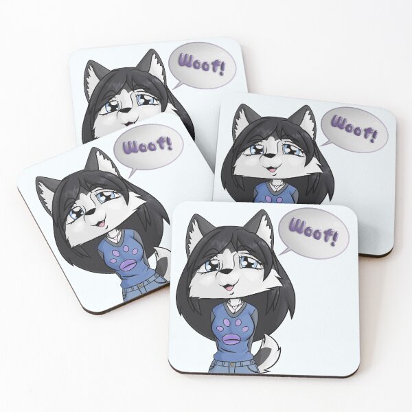 Item preview, Woof! Cute Furry Siberian Husky Dog Girl by Cute Furry Art designed and sold by CuteFurryArt.