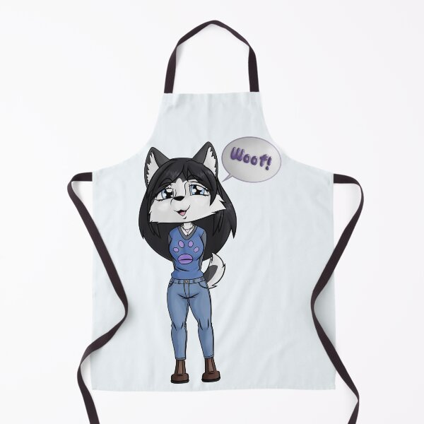 Item preview, Woof! Cute Furry Siberian Husky Dog Girl by Cute Furry Art designed and sold by CuteFurryArt.
