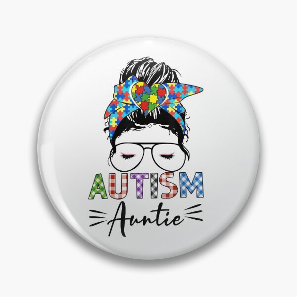Item preview, Autism Auntie Shirt Autistic Autism Auntie designed and sold by markknotts.