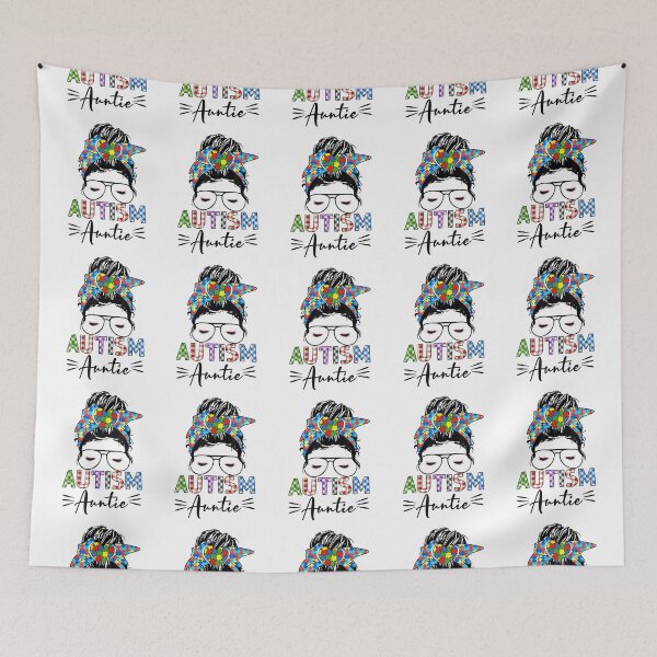 Item preview, Autism Auntie Shirt Autistic Autism Auntie designed and sold by markknotts.