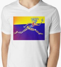 Dance Warrior IV Le Leep Men's V-Neck T-Shirt