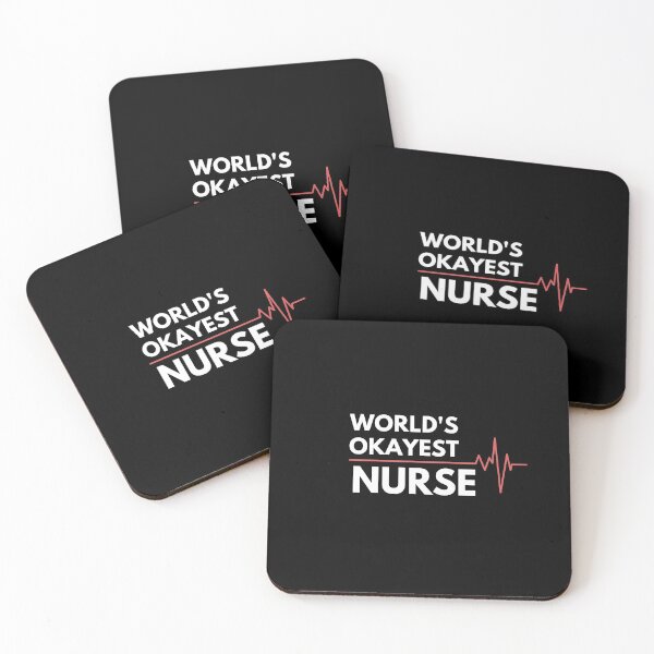 Item preview, World's okayest nurse - cool designed and sold by youngdstag.