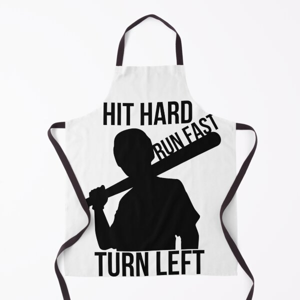 Item preview, Hit Hard Run Fast Turn Left Baseball Gift designed and sold by RanirO.