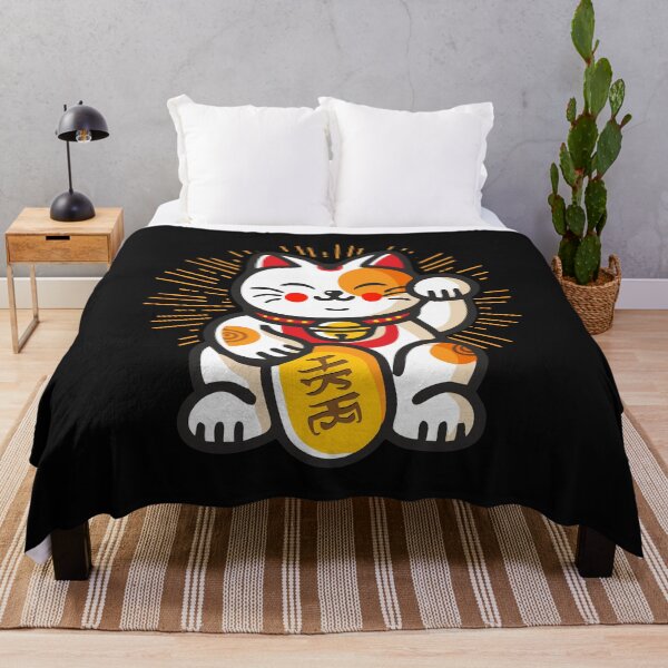 Item preview, Maneki Neko Lucky Cat Money Feline Japanese Good Luck Charm Kitten Gift designed and sold by alenaz.